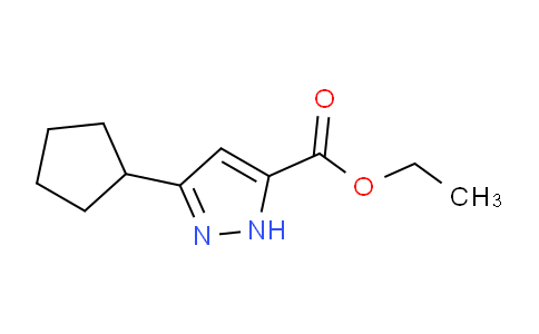 CAS No. 521300-19-6, Ethyl 3-cyclopentyl-1H-pyrazole-5-carboxylate