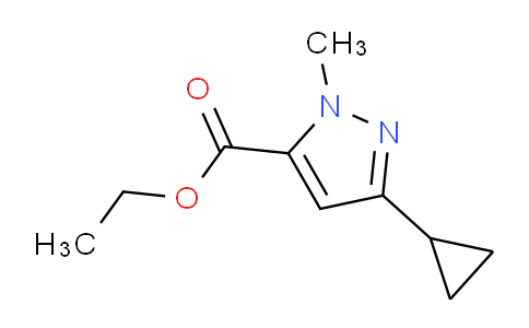 CAS No. 133261-11-7, Ethyl 3-cyclopropyl-1-methyl-1H-pyrazole-5-carboxylate