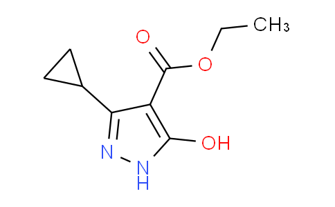 CAS No. 467248-41-5, Ethyl 3-cyclopropyl-5-hydroxy-1H-pyrazole-4-carboxylate