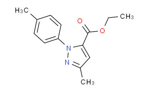 CAS No. 2080-80-0, Ethyl 3-methyl-1-p-tolyl-1H-pyrazole-5-carboxylate