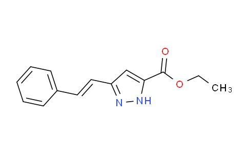 CAS No. 40753-30-8, Ethyl 3-styryl-1H-pyrazole-5-carboxylate