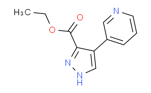 CAS No. 854699-71-1, Ethyl 4-(pyridin-3-yl)-1H-pyrazole-3-carboxylate