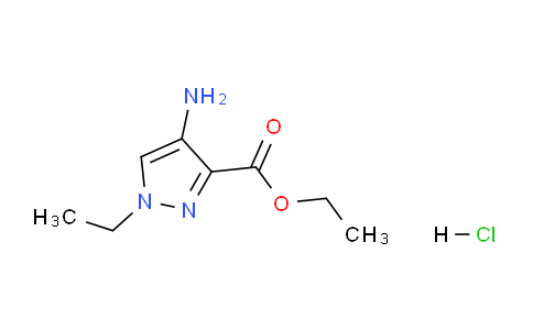 CAS No. 1049763-78-1, Ethyl 4-amino-1-ethyl-1H-pyrazole-3-carboxylate hydrochloride