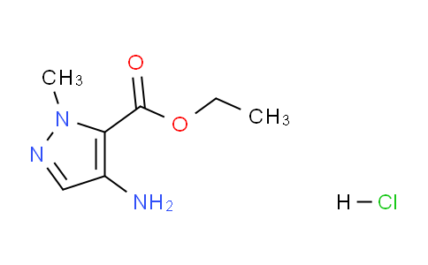 CAS No. 1431965-00-2, Ethyl 4-amino-1-methyl-1H-pyrazole-5-carboxylate hydrochloride