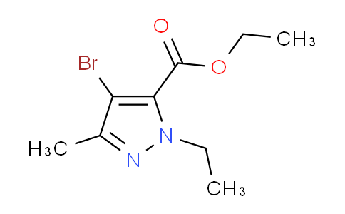 CAS No. 1019010-83-3, Ethyl 4-bromo-1-ethyl-3-methyl-1H-pyrazole-5-carboxylate