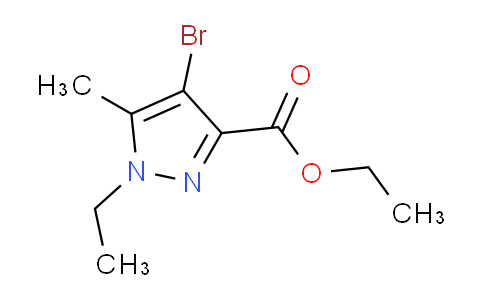 CAS No. 1373247-11-0, Ethyl 4-bromo-1-ethyl-5-methyl-1H-pyrazole-3-carboxylate