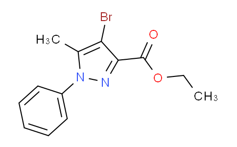 CAS No. 1171535-98-0, Ethyl 4-bromo-5-methyl-1-phenyl-1H-pyrazole-3-carboxylate