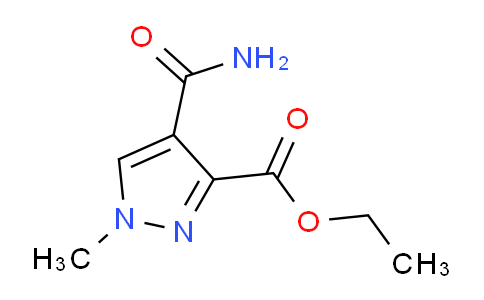 CAS No. 1174861-91-6, Ethyl 4-carbamoyl-1-methyl-1H-pyrazole-3-carboxylate