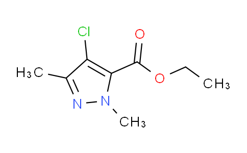 CAS No. 119169-63-0, Ethyl 4-chloro-1,3-dimethyl-1H-pyrazole-5-carboxylate