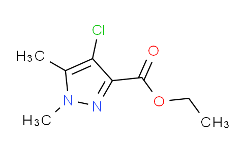 CAS No. 512809-96-0, Ethyl 4-chloro-1,5-dimethyl-1H-pyrazole-3-carboxylate