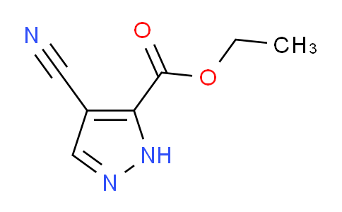 CAS No. 318497-88-0, Ethyl 4-cyano-1H-pyrazole-5-carboxylate