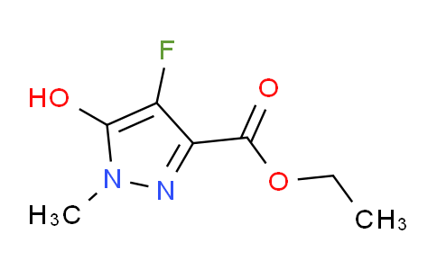 CAS No. 1707364-85-9, Ethyl 4-fluoro-5-hydroxy-1-methyl-1H-pyrazole-3-carboxylate