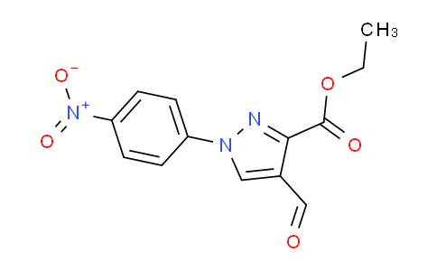 CAS No. 849618-72-0, Ethyl 4-formyl-1-(4-nitrophenyl)-1H-pyrazole-3-carboxylate