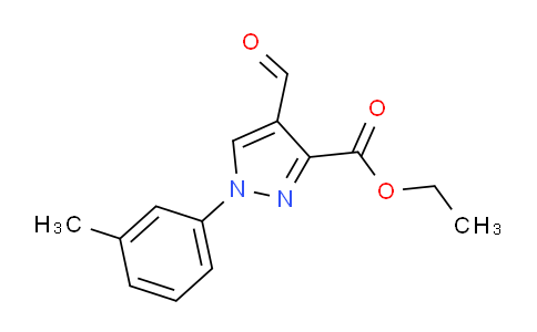 CAS No. 1156510-02-9, Ethyl 4-formyl-1-(m-tolyl)-1H-pyrazole-3-carboxylate