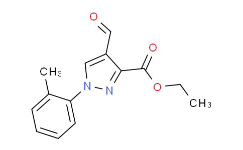 CAS No. 1159691-68-5, Ethyl 4-formyl-1-(o-tolyl)-1H-pyrazole-3-carboxylate
