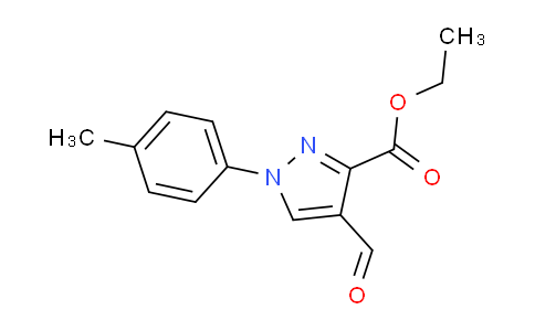 CAS No. 1159691-35-6, Ethyl 4-formyl-1-(p-tolyl)-1H-pyrazole-3-carboxylate
