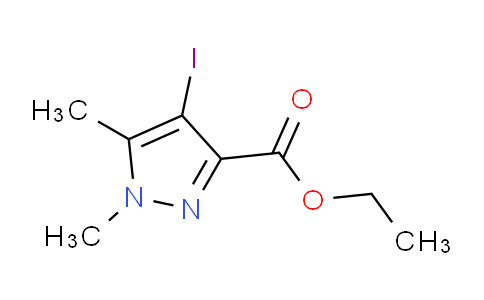 CAS No. 1373247-81-4, Ethyl 4-iodo-1,5-dimethyl-1H-pyrazole-3-carboxylate
