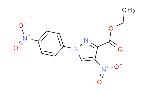 CAS No. 21443-85-6, Ethyl 4-nitro-1-(4-nitrophenyl)-1H-pyrazole-3-carboxylate