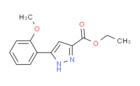 CAS No. 939053-53-9, Ethyl 5-(2-methoxyphenyl)-1H-pyrazole-3-carboxylate