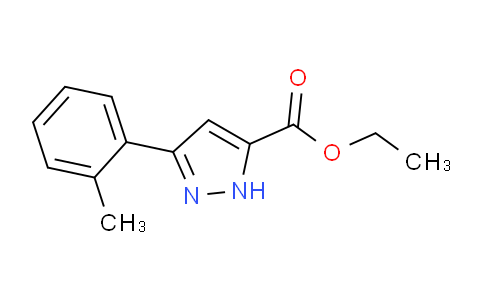 CAS No. 942040-15-5, Ethyl 5-(2-methylphenyl)-2H-pyrazole-3-carboxylate
