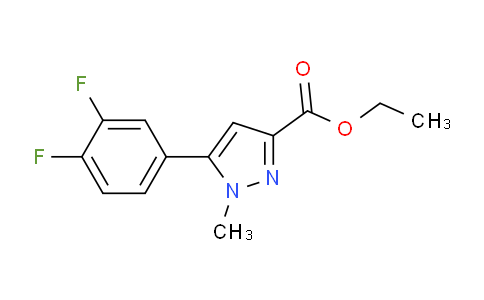 CAS No. 1170363-38-8, Ethyl 5-(3,4-difluorophenyl)-1-methyl-1H-pyrazole-3-carboxylate