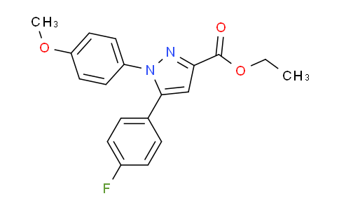 CAS No. 126839-63-2, Ethyl 5-(4-fluorophenyl)-1-(4-methoxyphenyl)-1H-pyrazole-3-carboxylate