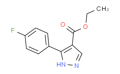 CAS No. 342028-01-7, Ethyl 5-(4-fluorophenyl)-1H-pyrazole-4-carboxylate