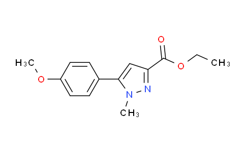 CAS No. 852816-12-7, Ethyl 5-(4-methoxyphenyl)-1-methyl-1H-pyrazole-3-carboxylate