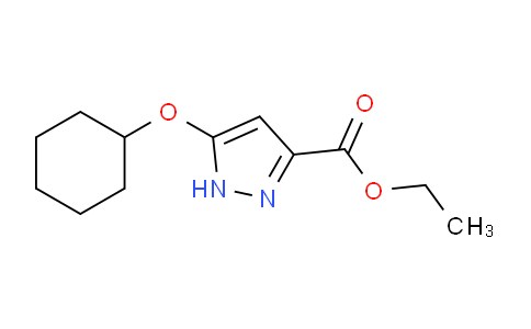 CAS No. 1344687-47-3, Ethyl 5-(cyclohexyloxy)-1H-pyrazole-3-carboxylate