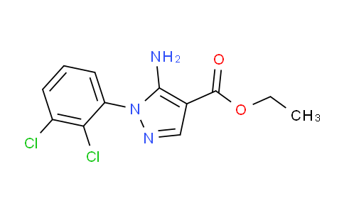 CAS No. 1285132-66-2, Ethyl 5-amino-1-(2,3-dichlorophenyl)pyrazole-4-carboxylate