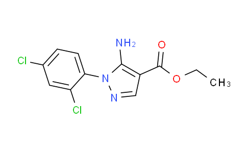 CAS No. 83279-66-7, Ethyl 5-amino-1-(2,4-dichlorophenyl)-1H-pyrazole-4-carboxylate
