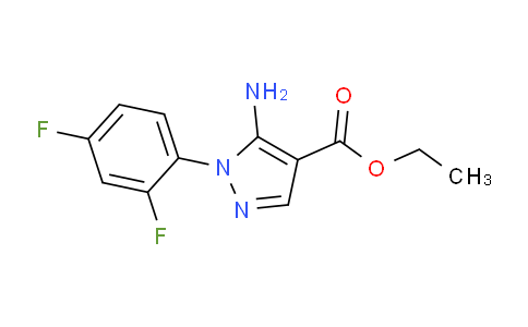 CAS No. 138907-72-9, Ethyl 5-amino-1-(2,4-difluorophenyl)-1H-pyrazole-4-carboxylate