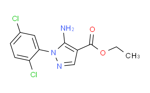 CAS No. 1264041-82-8, Ethyl 5-amino-1-(2,5-dichlorophenyl)-1H-pyrazole-4-carboxylate