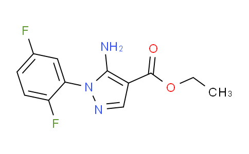 CAS No. 138907-69-4, Ethyl 5-amino-1-(2,5-difluorophenyl)-1H-pyrazole-4-carboxylate