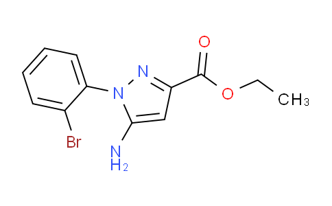 CAS No. 1269294-14-5, Ethyl 5-amino-1-(2-bromophenyl)-1H-pyrazole-3-carboxylate