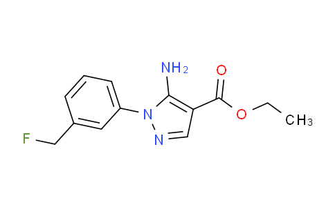 CAS No. 110821-29-9, Ethyl 5-amino-1-(3-(fluoromethyl)phenyl)-1H-pyrazole-4-carboxylate