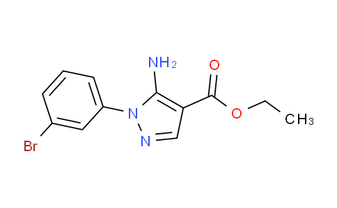 CAS No. 494747-19-2, Ethyl 5-amino-1-(3-bromophenyl)-1H-pyrazole-4-carboxylate