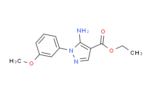 CAS No. 15001-12-4, Ethyl 5-amino-1-(3-methoxyphenyl)-1H-pyrazole-4-carboxylate
