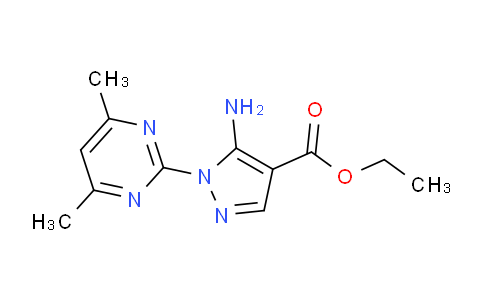 CAS No. 91644-39-2, Ethyl 5-amino-1-(4,6-dimethylpyrimidin-2-yl)-1H-pyrazole-4-carboxylate