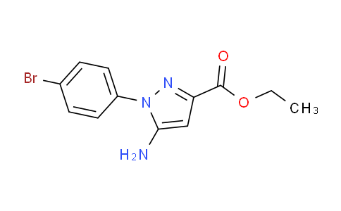 CAS No. 1264042-04-7, Ethyl 5-amino-1-(4-bromophenyl)-1H-pyrazole-3-carboxylate