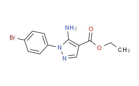 CAS No. 138907-71-8, Ethyl 5-amino-1-(4-bromophenyl)-1H-pyrazole-4-carboxylate