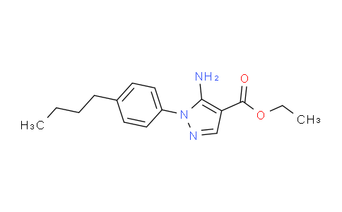 CAS No. 1416340-07-2, Ethyl 5-amino-1-(4-butylphenyl)-1H-pyrazole-4-carboxylate