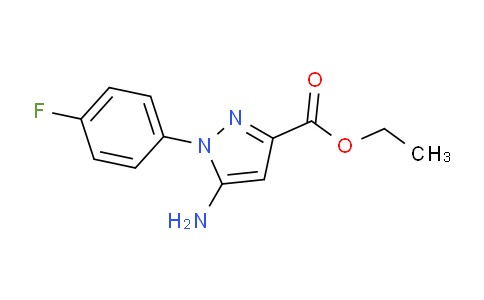 CAS No. 1264046-99-2, Ethyl 5-amino-1-(4-fluorophenyl)-1H-pyrazole-3-carboxylate