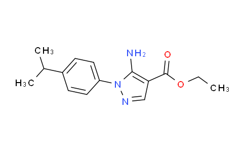 CAS No. 1264043-76-6, Ethyl 5-amino-1-(4-isopropylphenyl)-1H-pyrazole-4-carboxylate