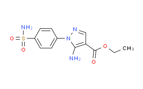 CAS No. 72292-62-7, Ethyl 5-amino-1-(4-sulfamoylphenyl)-1H-pyrazole-4-carboxylate