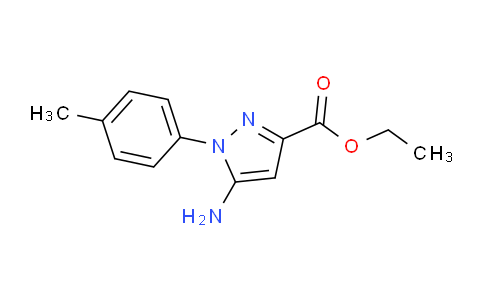 CAS No. 866837-98-1, Ethyl 5-amino-1-(p-tolyl)-1H-pyrazole-3-carboxylate