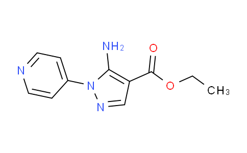 CAS No. 38965-48-9, Ethyl 5-amino-1-(pyridin-4-yl)-1H-pyrazole-4-carboxylate
