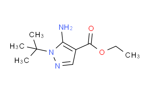 CAS No. 112779-14-3, Ethyl 5-amino-1-(tert-butyl)-1H-pyrazole-4-carboxylate