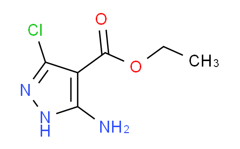 CAS No. 1380351-61-0, Ethyl 5-amino-3-chloro-1H-pyrazole-4-carboxylate