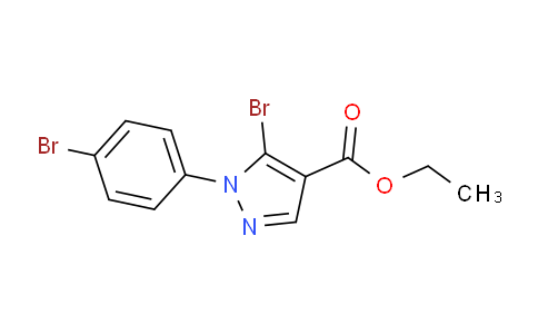 CAS No. 1245258-73-4, Ethyl 5-bromo-1-(4-bromophenyl)-1H-pyrazole-4-carboxylate